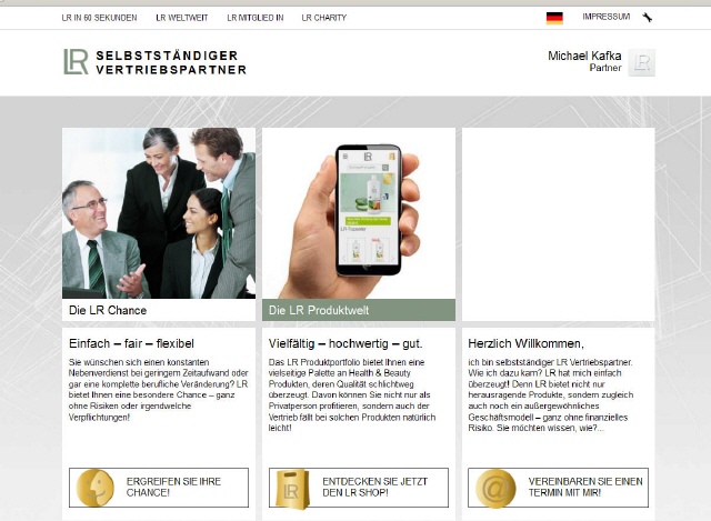 Offizielle LR Partner Website